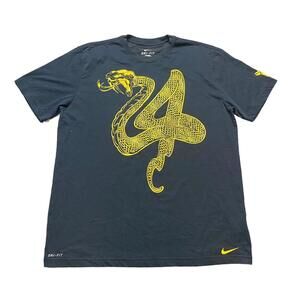 Los Angeles Lakers Kobe Bryant Dri-Fit Snake Black La 24 Mamba Nba Sz Xl